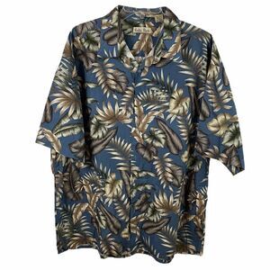 Mens Hollis River blue Hawaiian shirt XXL